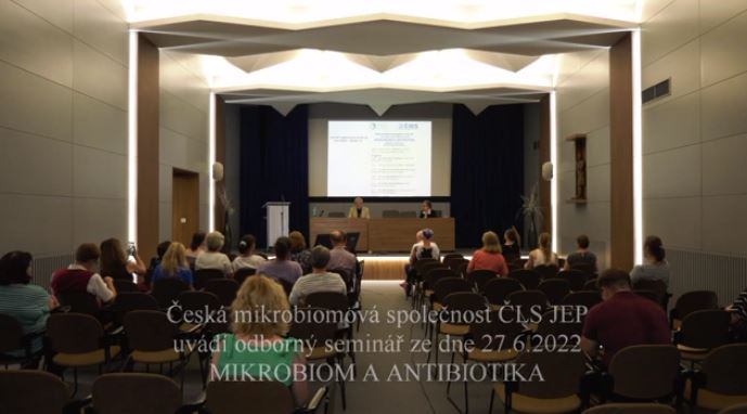 Záznam odborného semináře Mikrobiom a antibiotika 27. 6. 2022