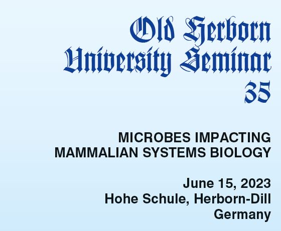 Old Herborn University Seminar 35, 15. 6. 2023
